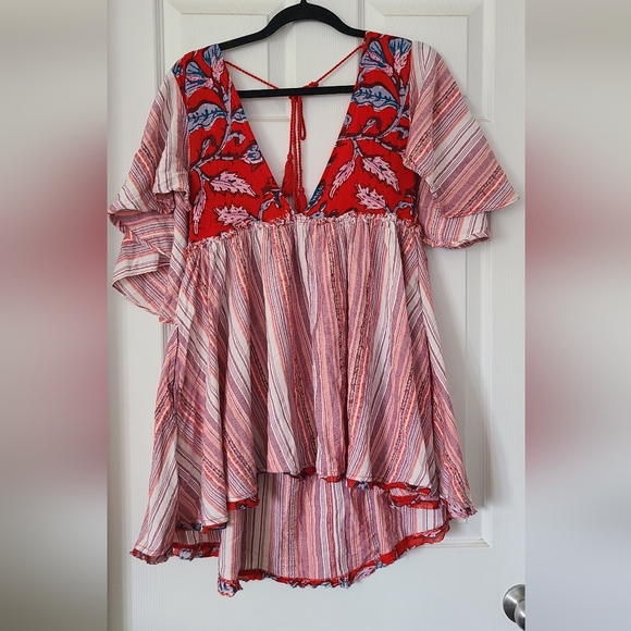 Free People Multicolor Boho Mini Dress - Picture 2 of 4